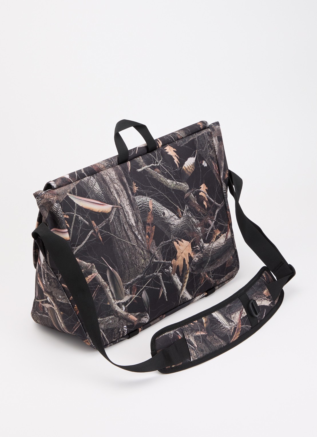 Carhartt WIP Jake crossbodytas met logo en verstelbare schouderriem - achterkant 2 zwart