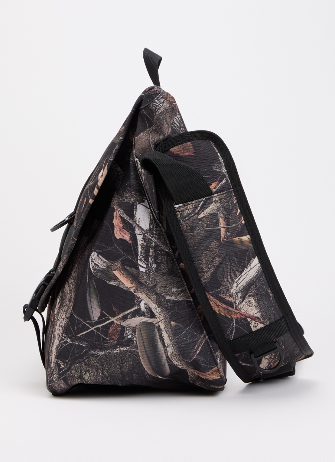 Carhartt WIP Jake crossbodytas met logo en verstelbare schouderriem - detail 4 zwart