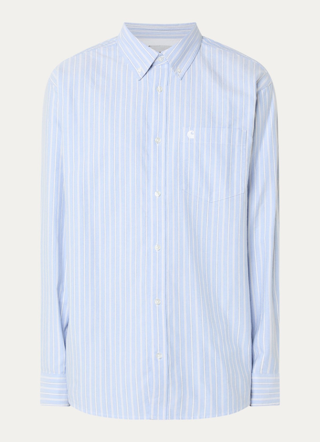 Carhartt WIP Kanan overhemd met borstzak - voorkant 3 blauwgrijs