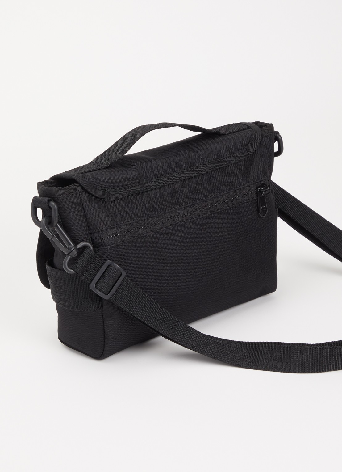 Carhartt WIP Kyle schoudertas van canvas met logo - achterkant 4 zwart