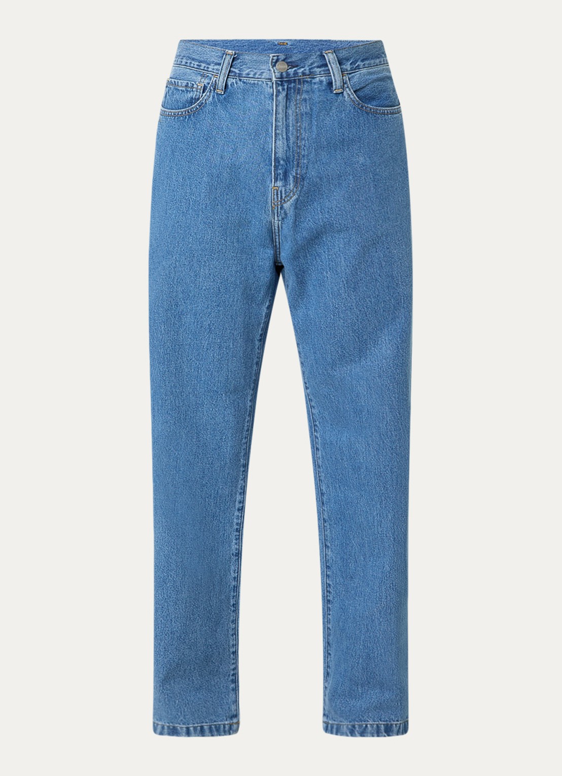 Carhartt WIP Landon loose fit jeans met medium wassing - voorkant 2 indigo