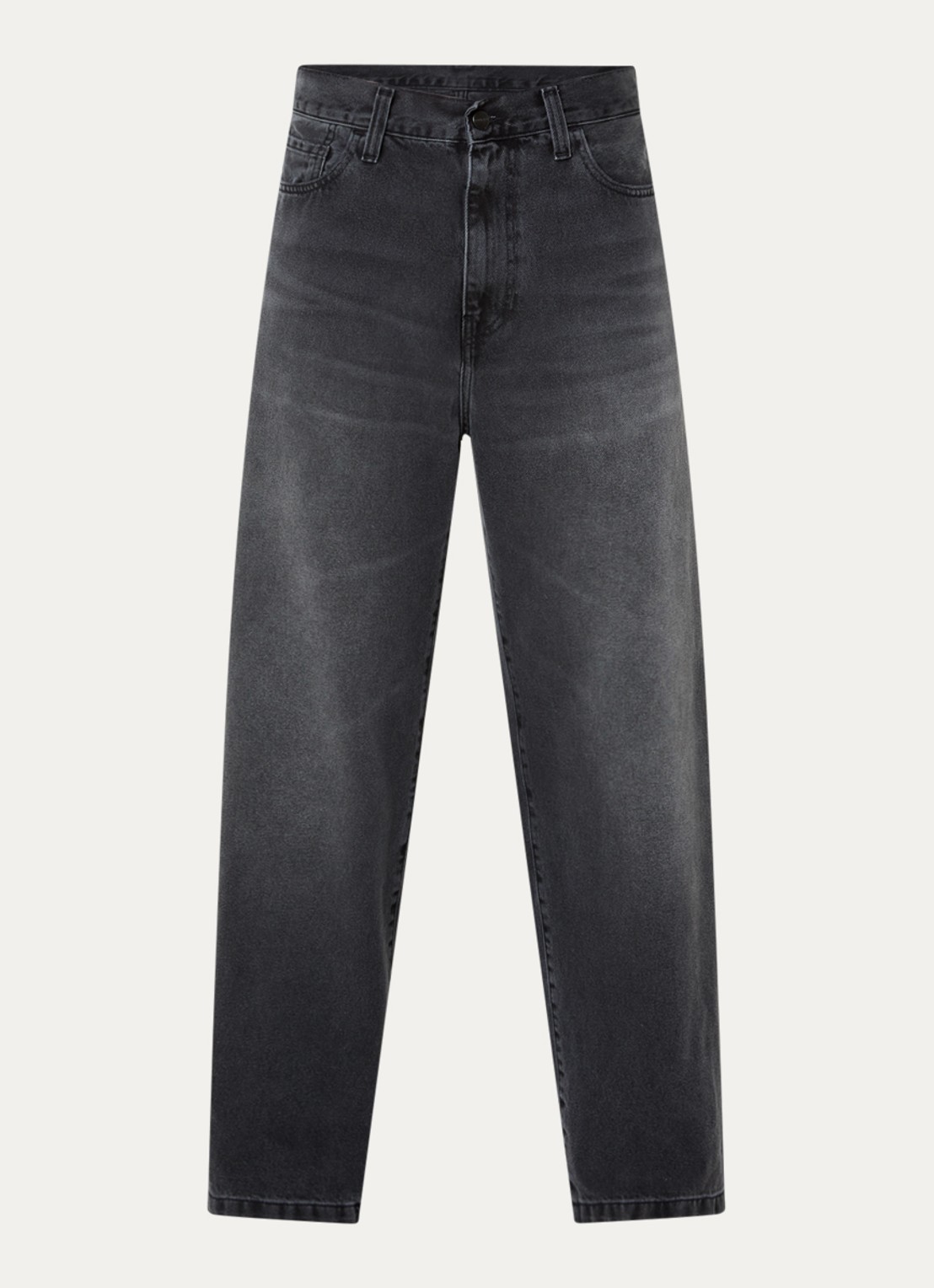 Carhartt WIP Landon wide leg jeans met gekleurde wassing - voorkant 3 zwart