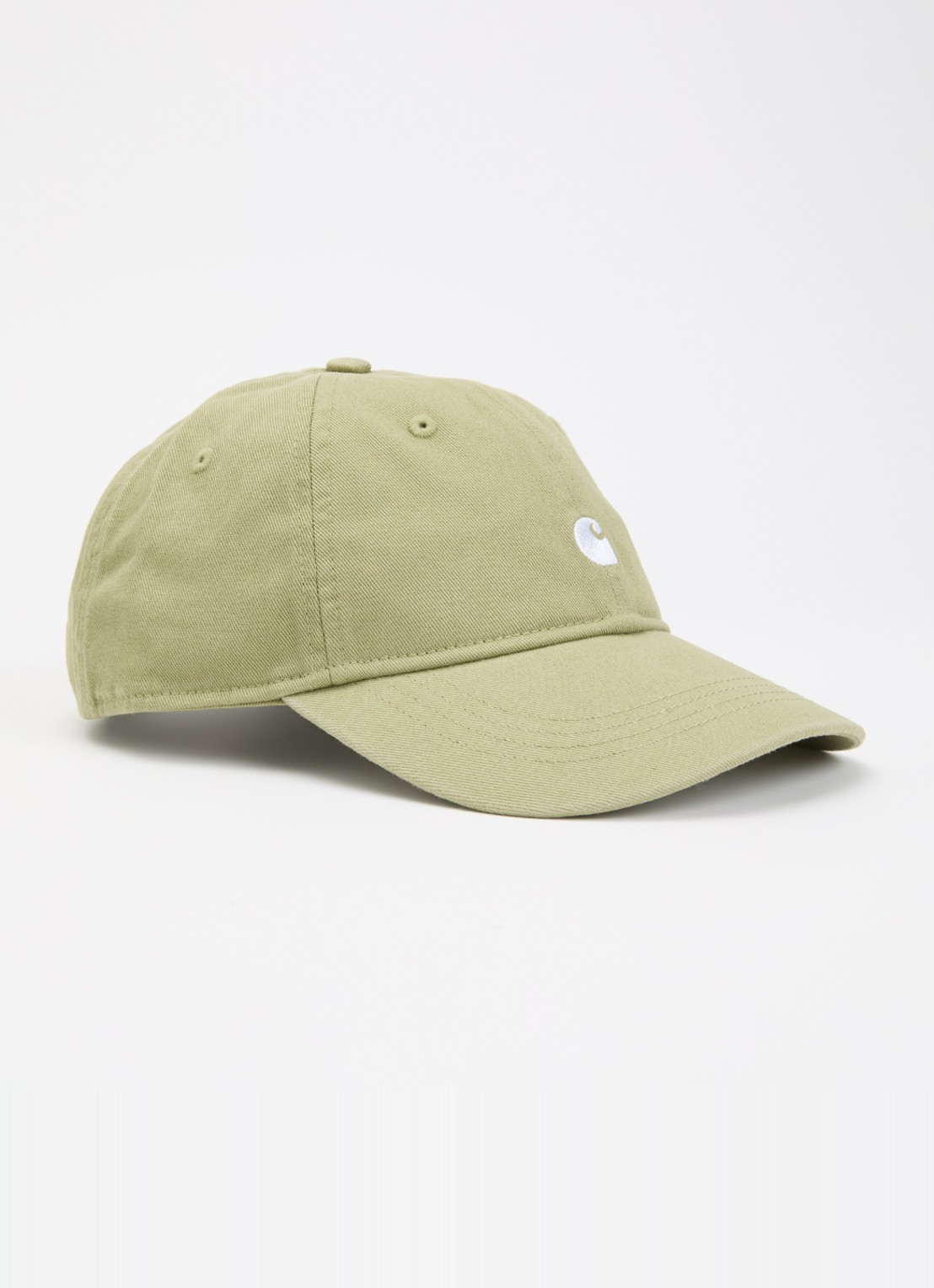 Carhartt WIP Madison pet met logo  - voorkant 2 groen