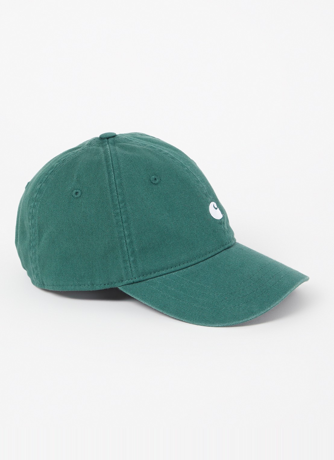 Carhartt WIP Madison pet met logoborduring  - voorkant zeegroen