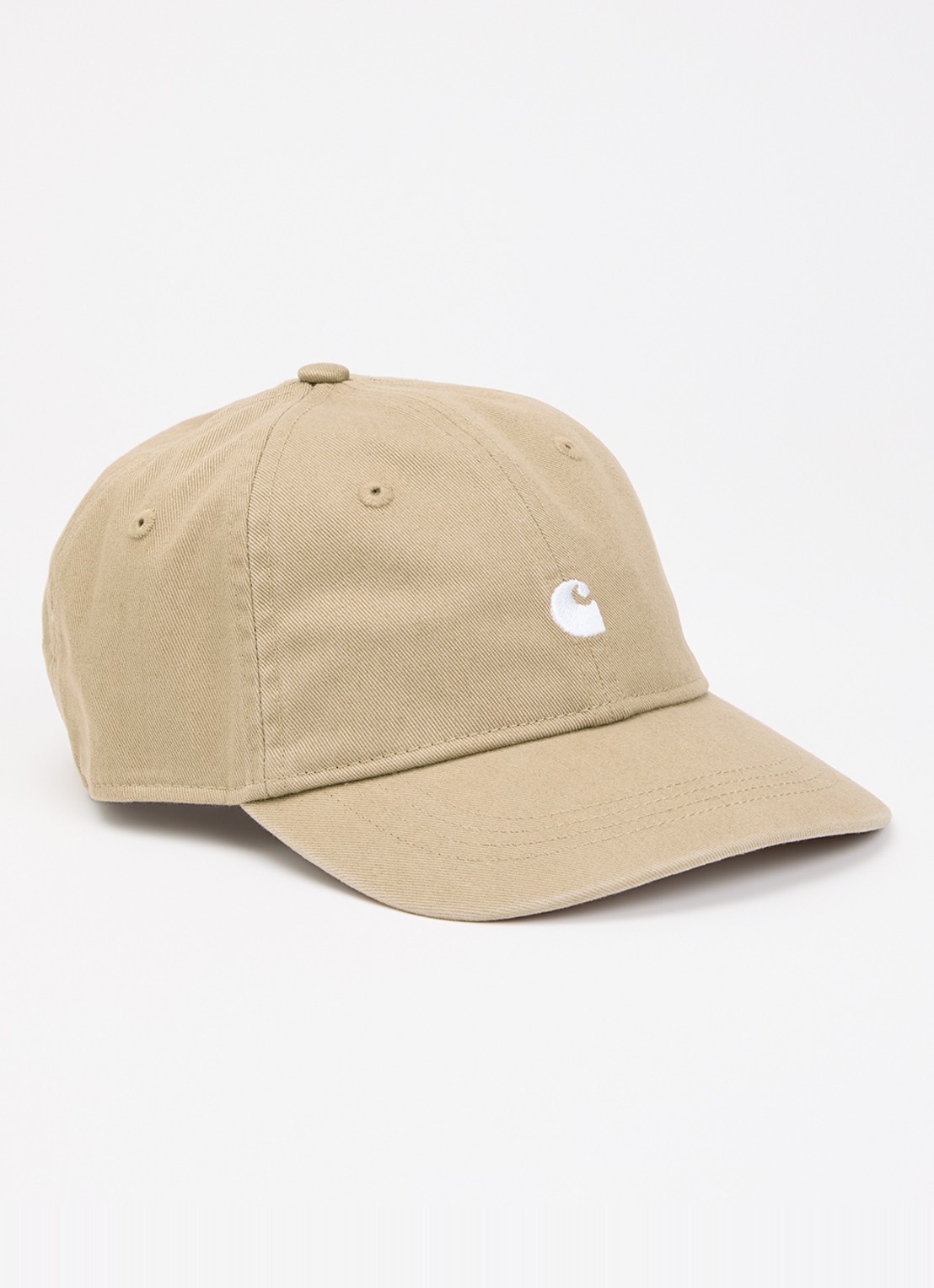 Carhartt WIP Madison pet met logoborduring - voorkant zand