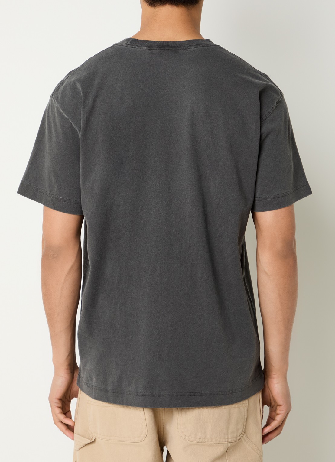 Carhartt WIP Nelson T-shirt met logo - achterkant 3 zwart