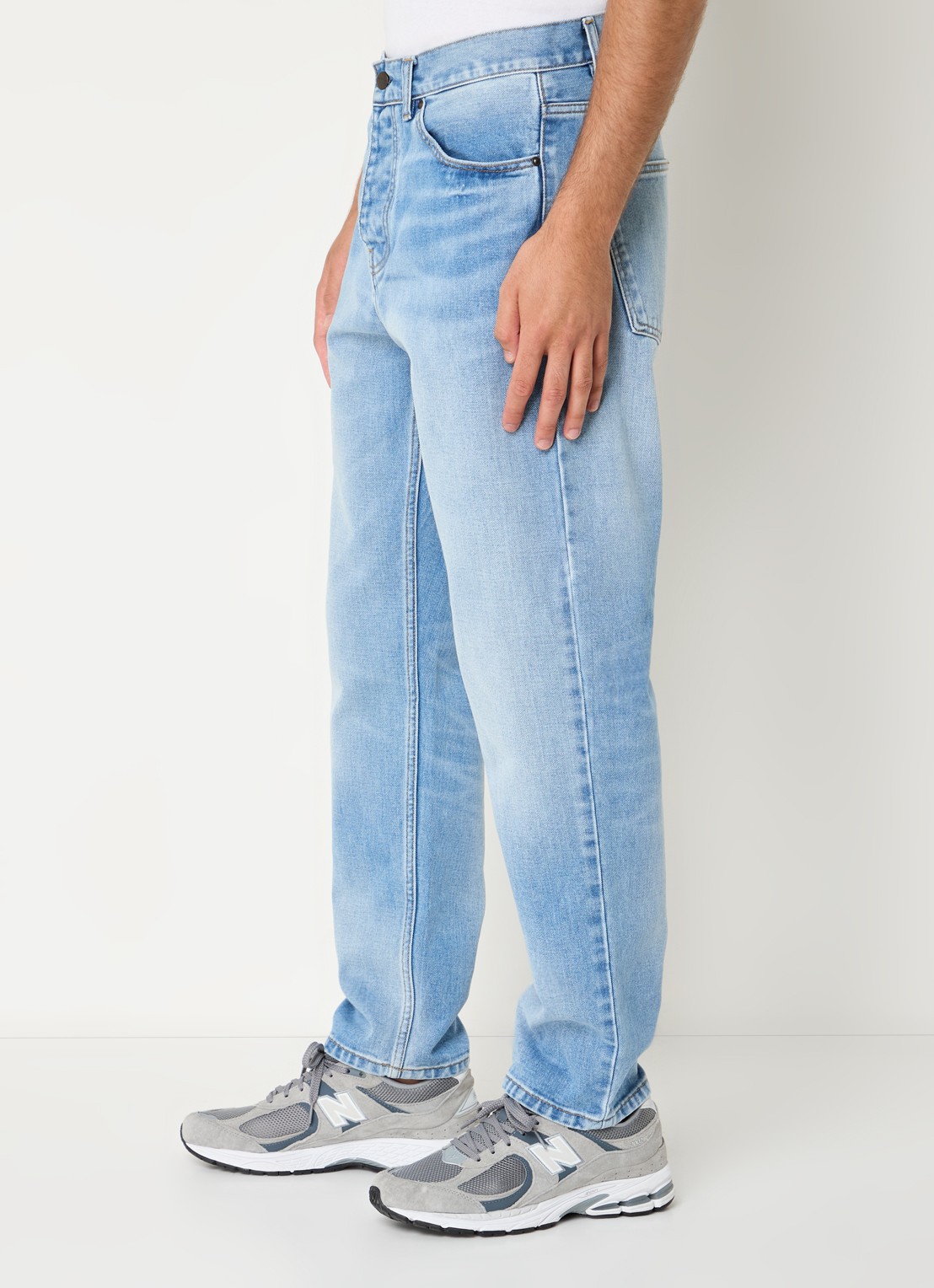 Carhartt WIP Newel tapered jeans met steekzakken  - detail 4 jeans