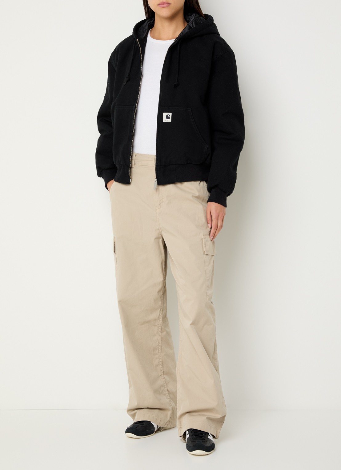 Carhartt WIP OG Active jack met steekzakken - voorkant 2 zwart