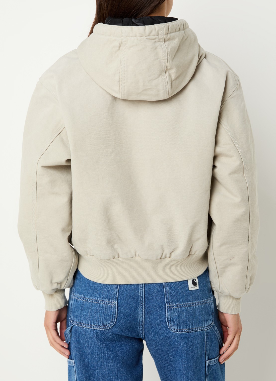 Carhartt WIP OG Active jack met steekzakken - achterkant 3 gebroken wit