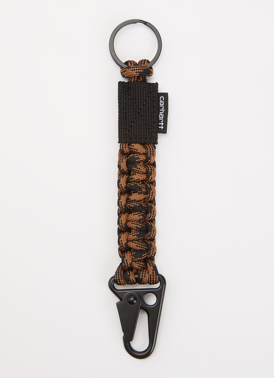 Carhartt WIP Rope sleutelhanger 19 cm  - voorkant bruin
