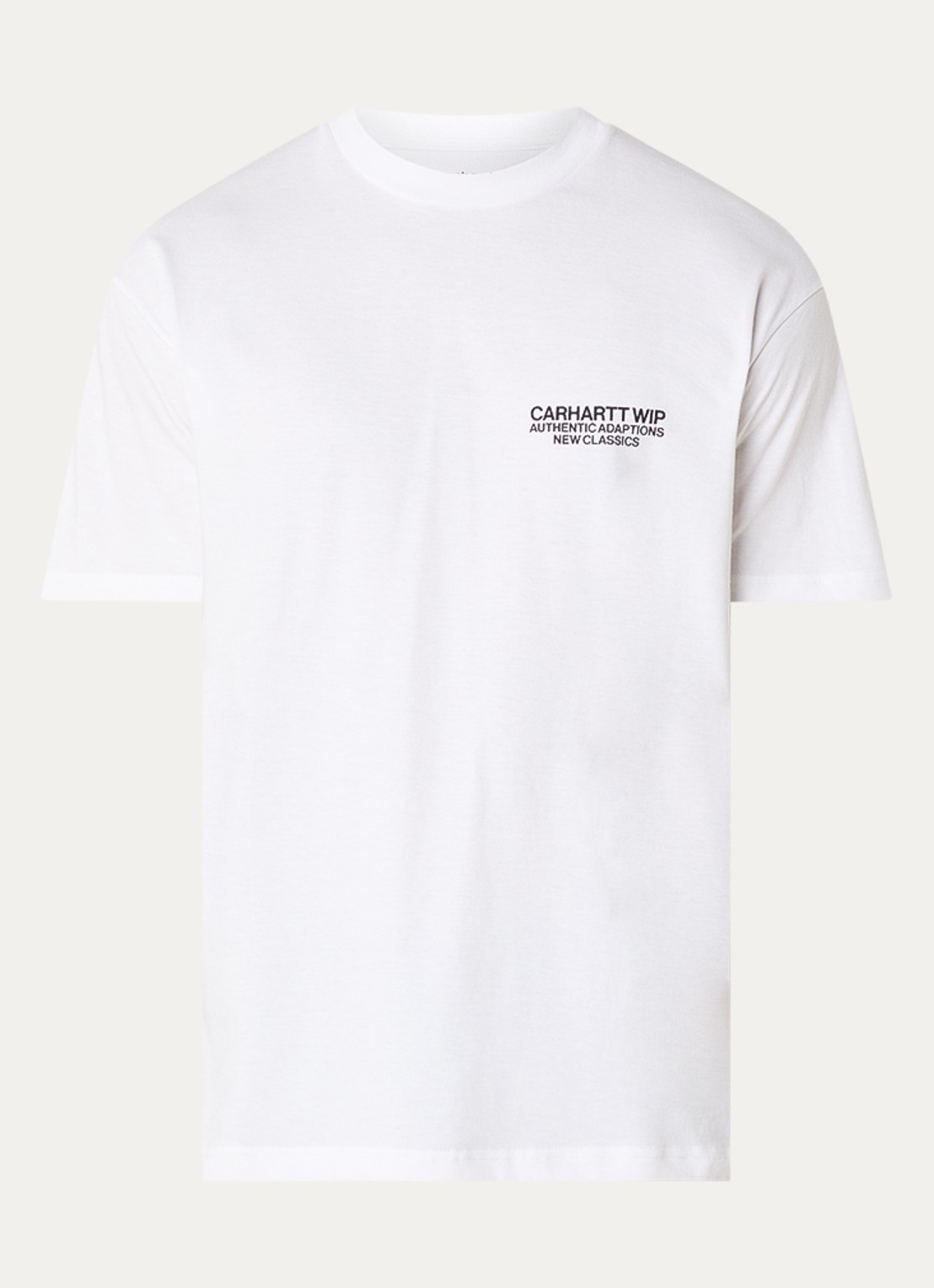 Carhartt WIP Sean Hamilton T-shirt met logo- en backprint - voorkant 2 wit