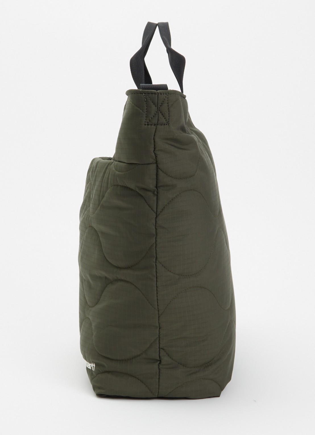 Carhartt WIP Skye shopper met logo en doorgestikte details - detail 2 legergroen