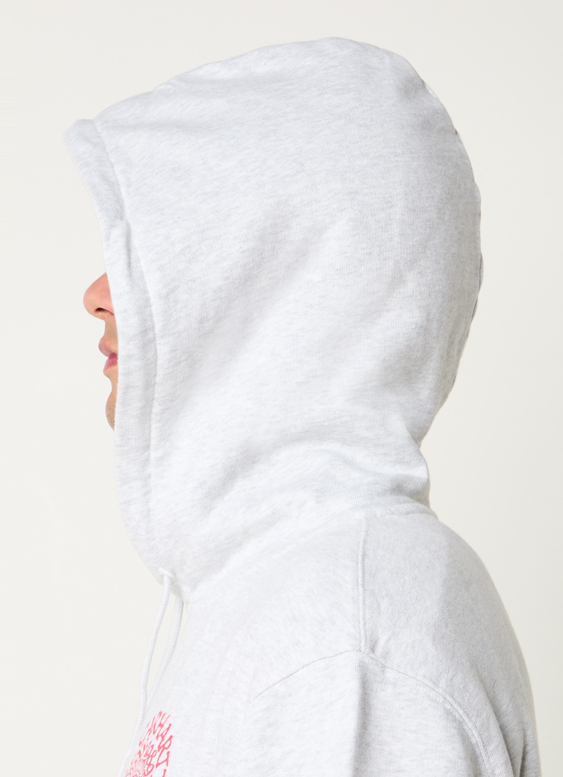 Carhartt WIP Spiral hoodie met logo- en backprint - detail 2 grijsmele