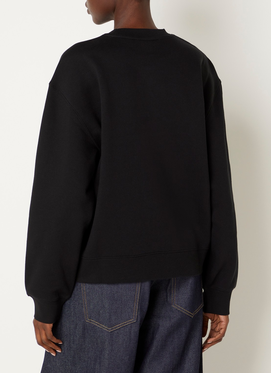 Carhartt WIP Sweater met logo - achterkant 2 zwart