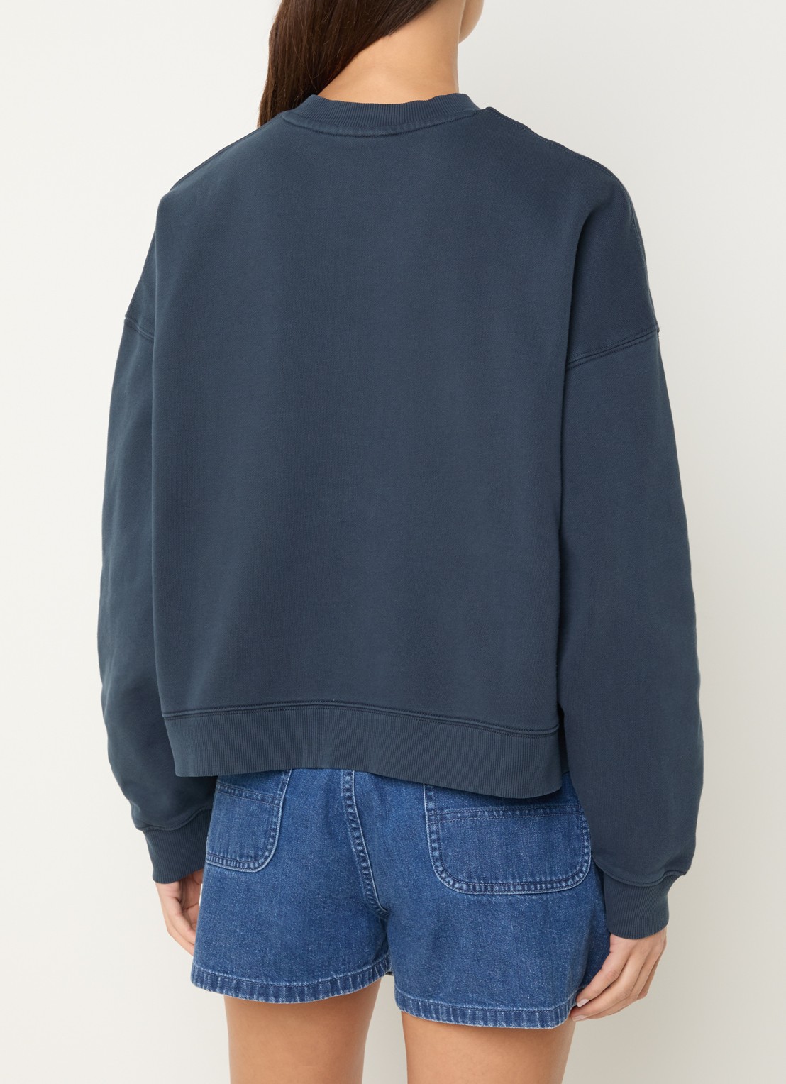 Carhartt WIP Sweater met logoborduring - achterkant 3 antraciet
