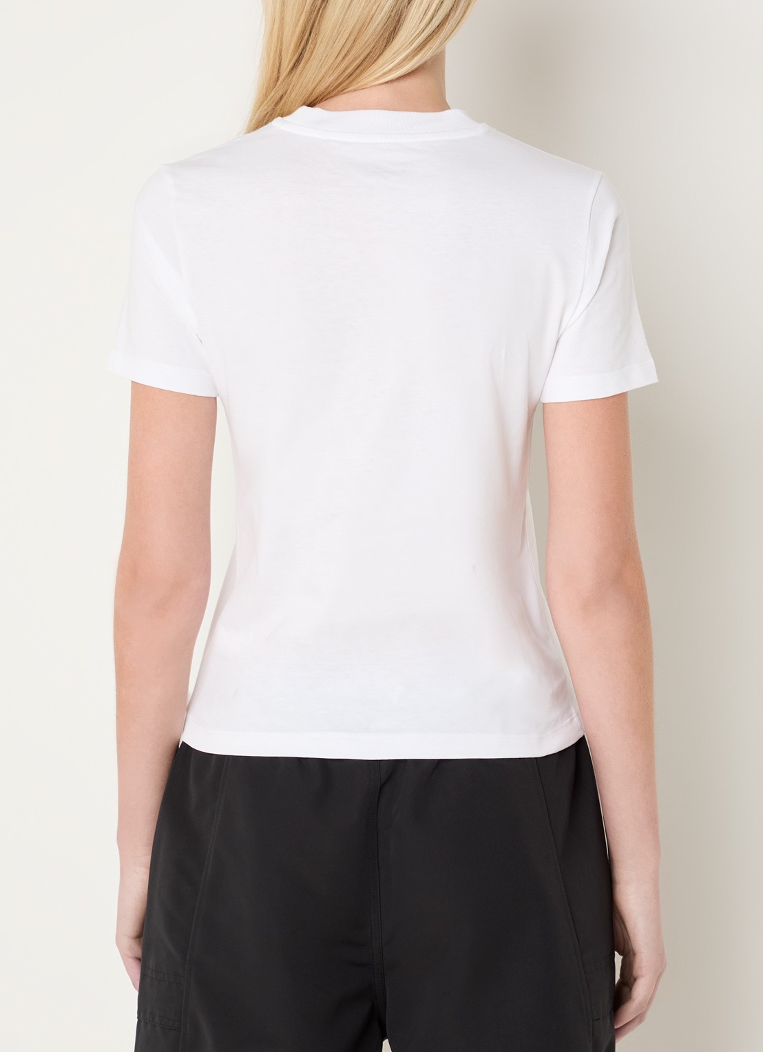 Carhartt WIP T-shirt met logo - achterkant wit