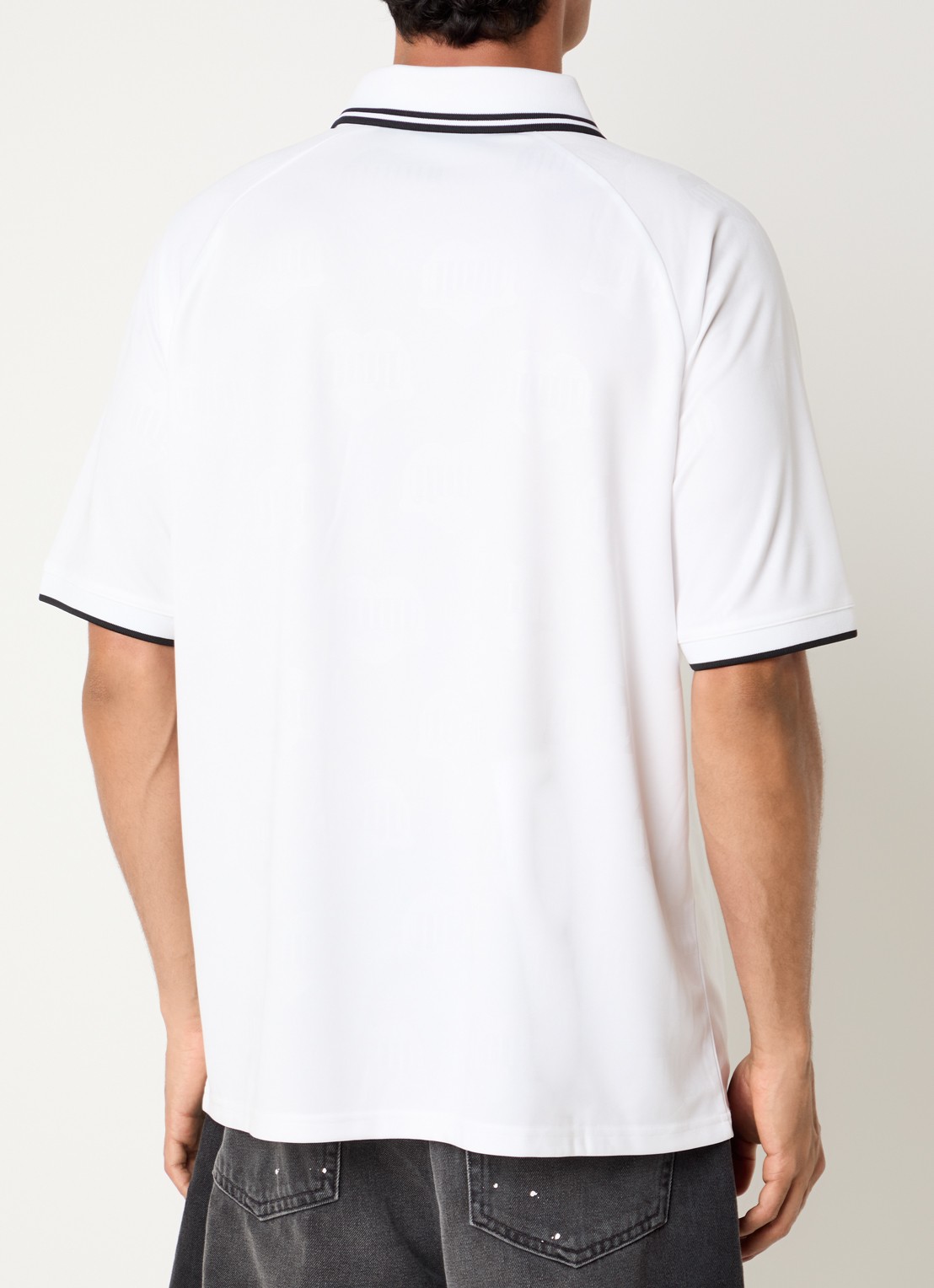 Carhartt WIP Terrace Football T-shirt met logoborduring - achterkant 4 wit