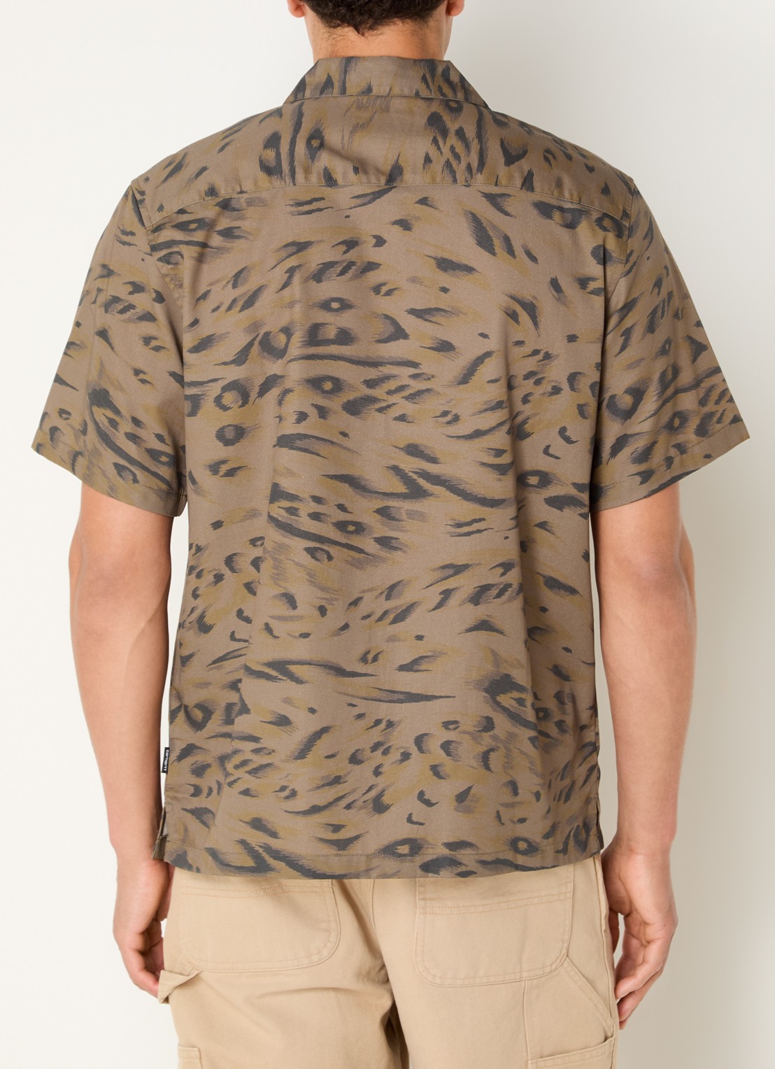 Carhartt WIP Travon regular fit overhemd met print - achterkant 3 groen