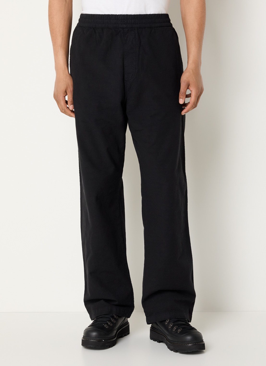 Carhartt WIP Walton straight fit jeans met gekleurde wassing - detail 4 zwart