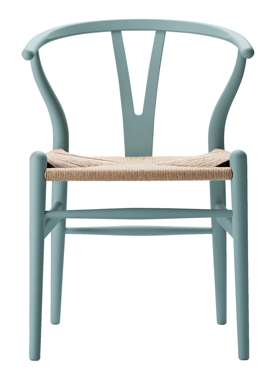 Carl Hansen & Son CH24 Ilse Crawford Wishbone stoel 55 x 76 cm - voorkant blauw
