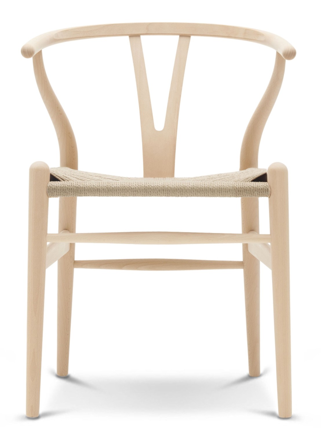 Carl Hansen & Son CH24 Wishbone stoel Classic  - voorkant naturel
