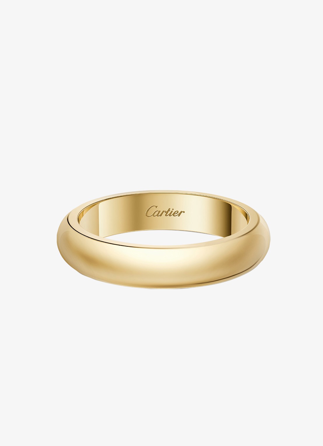Cartier 1895 trouwring, van 18 karaat geelgoud CRB4031300 - voorkant 3 geelgoud