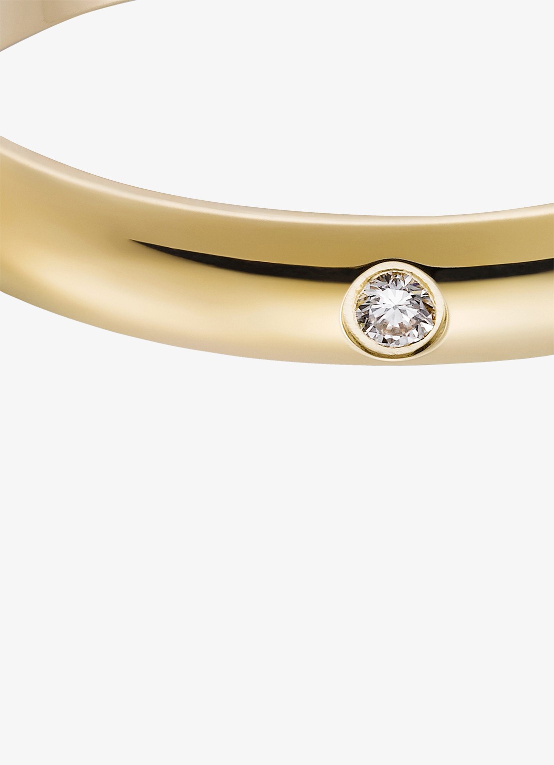 Cartier 1895 trouwring, van 18 karaat geelgoud met diamant CRB4057600 - detail 9 geelgoud