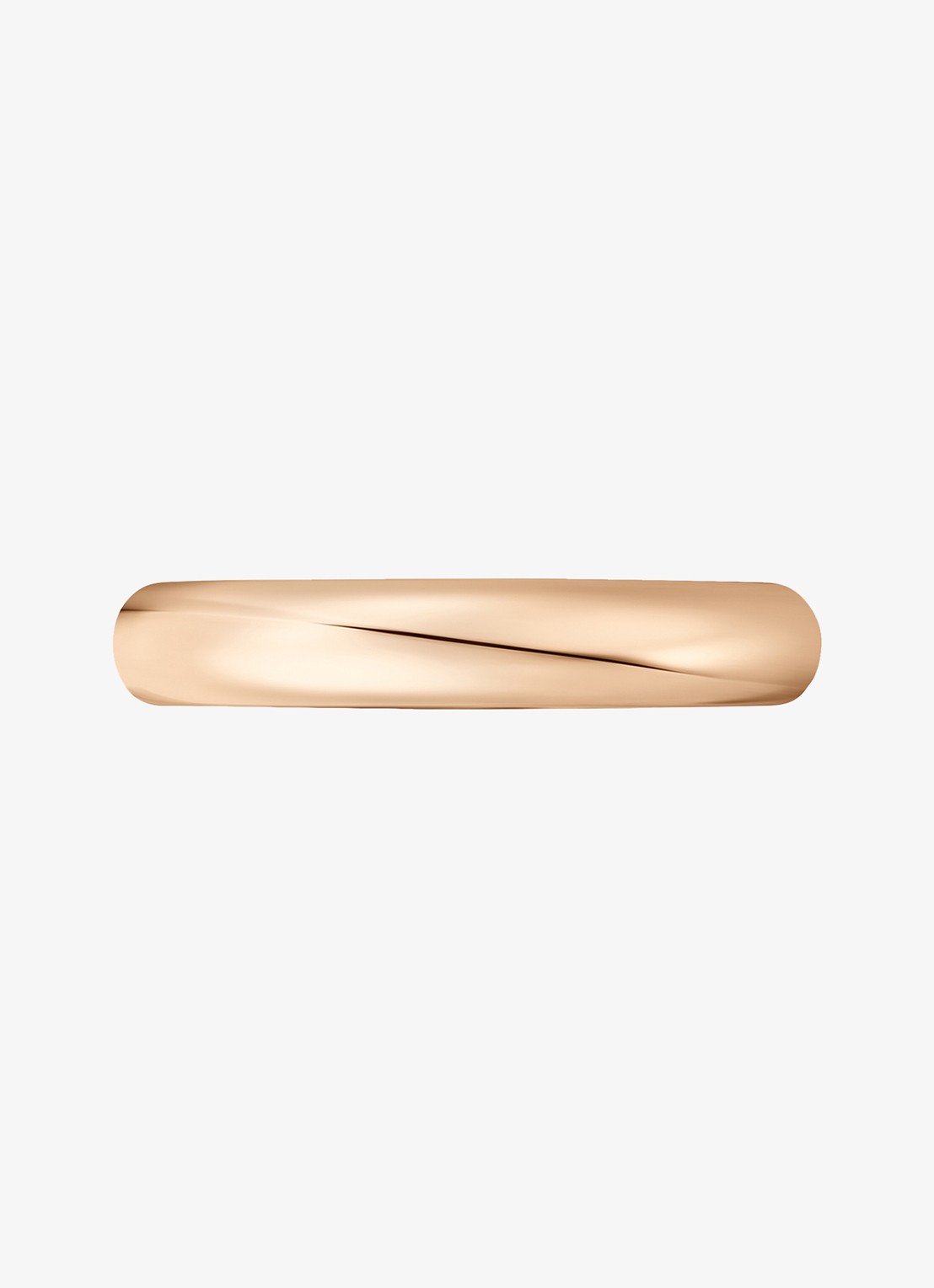Cartier 1895 trouwring van 18 karaat roségoud CRB40966 - achterkant roségoud