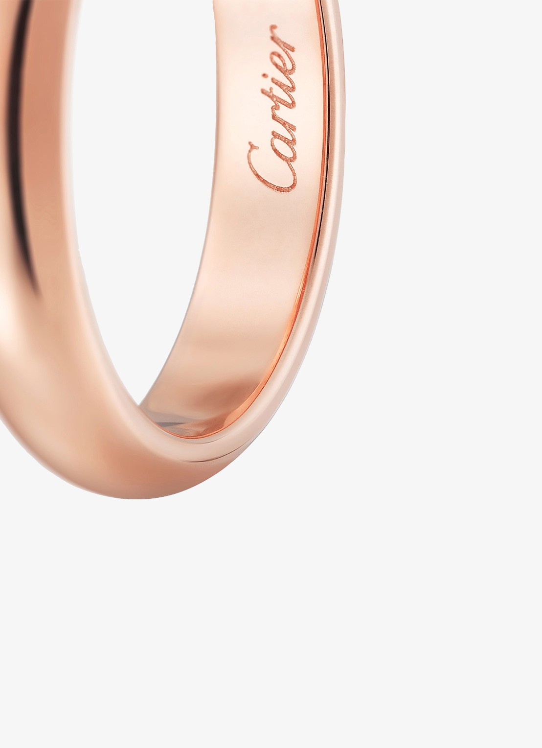 Cartier 1895 trouwring van 18 karaat roségoud CRB40966 - detail 5 roségoud