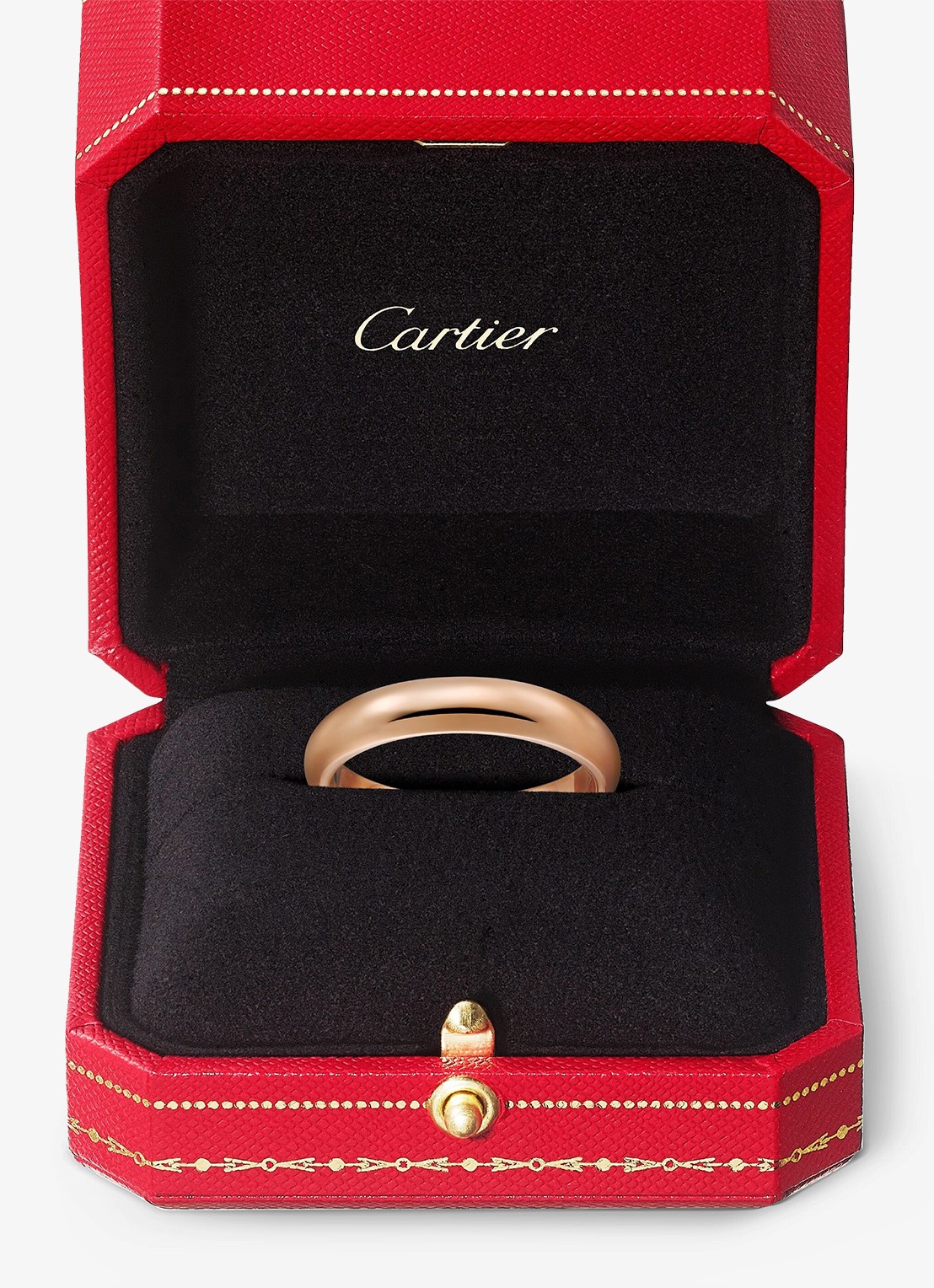 Cartier 1895 trouwring van 18 karaat roségoud CRB40966 - detail 6 roségoud