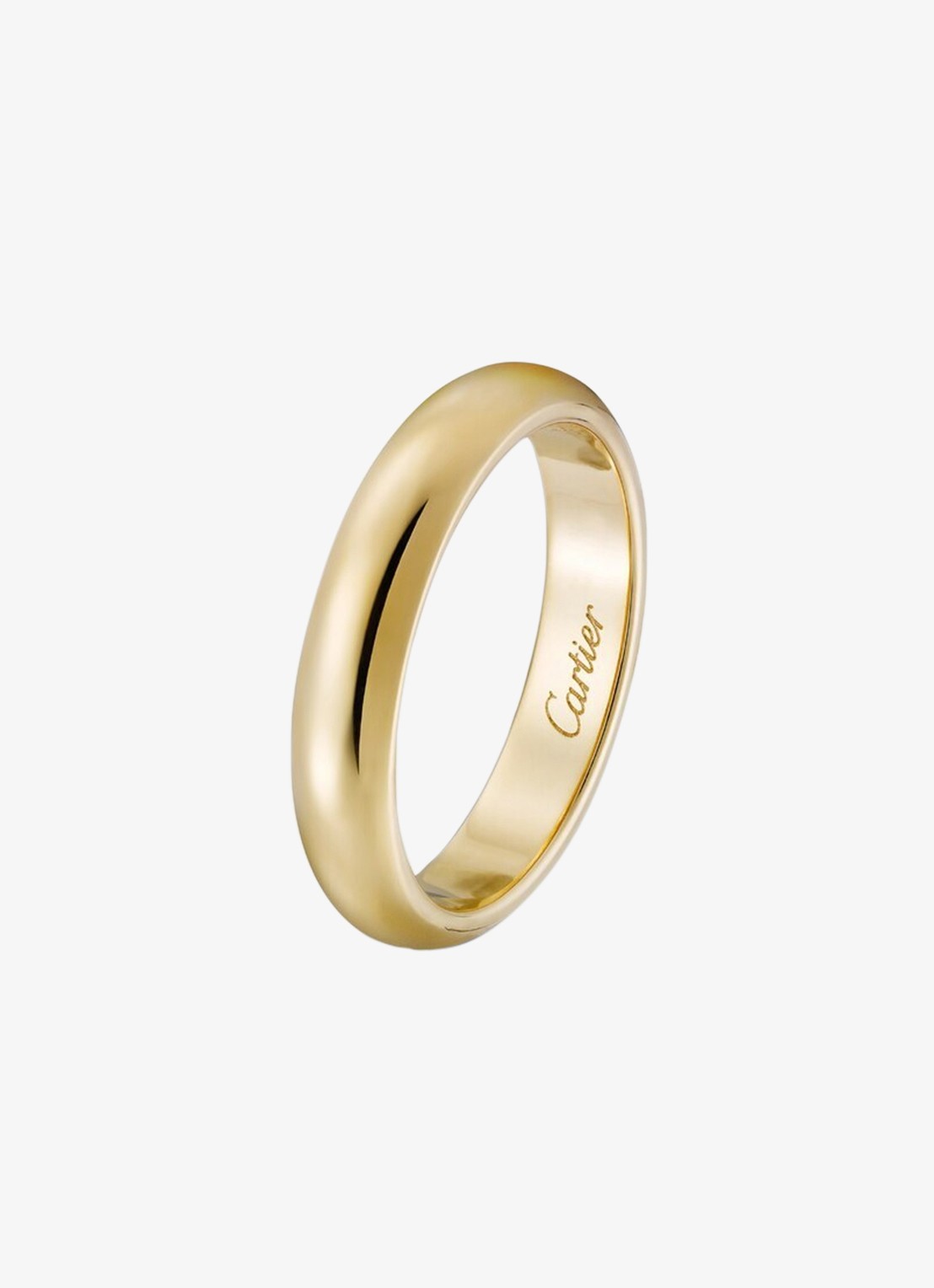 Cartier 1895 Wedding band ring van geelgoud CRB40312 - detail geelgoud