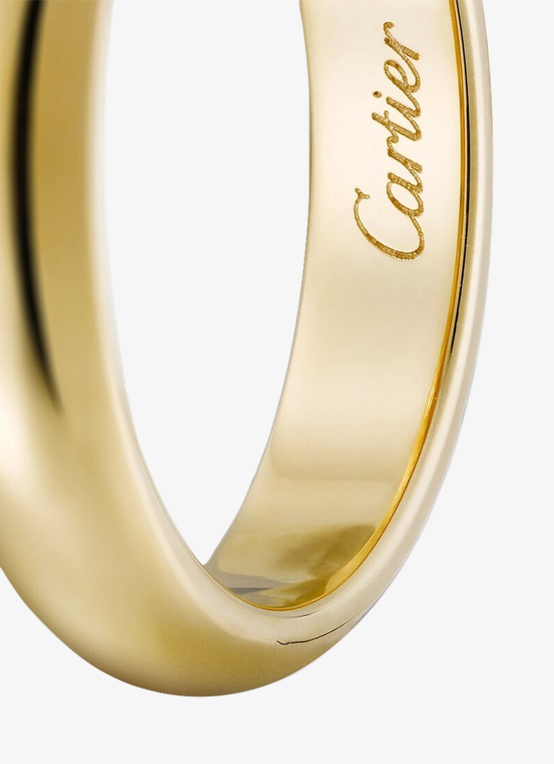 Cartier 1895 Wedding band ring van geelgoud CRB40312 - detail 2 geelgoud