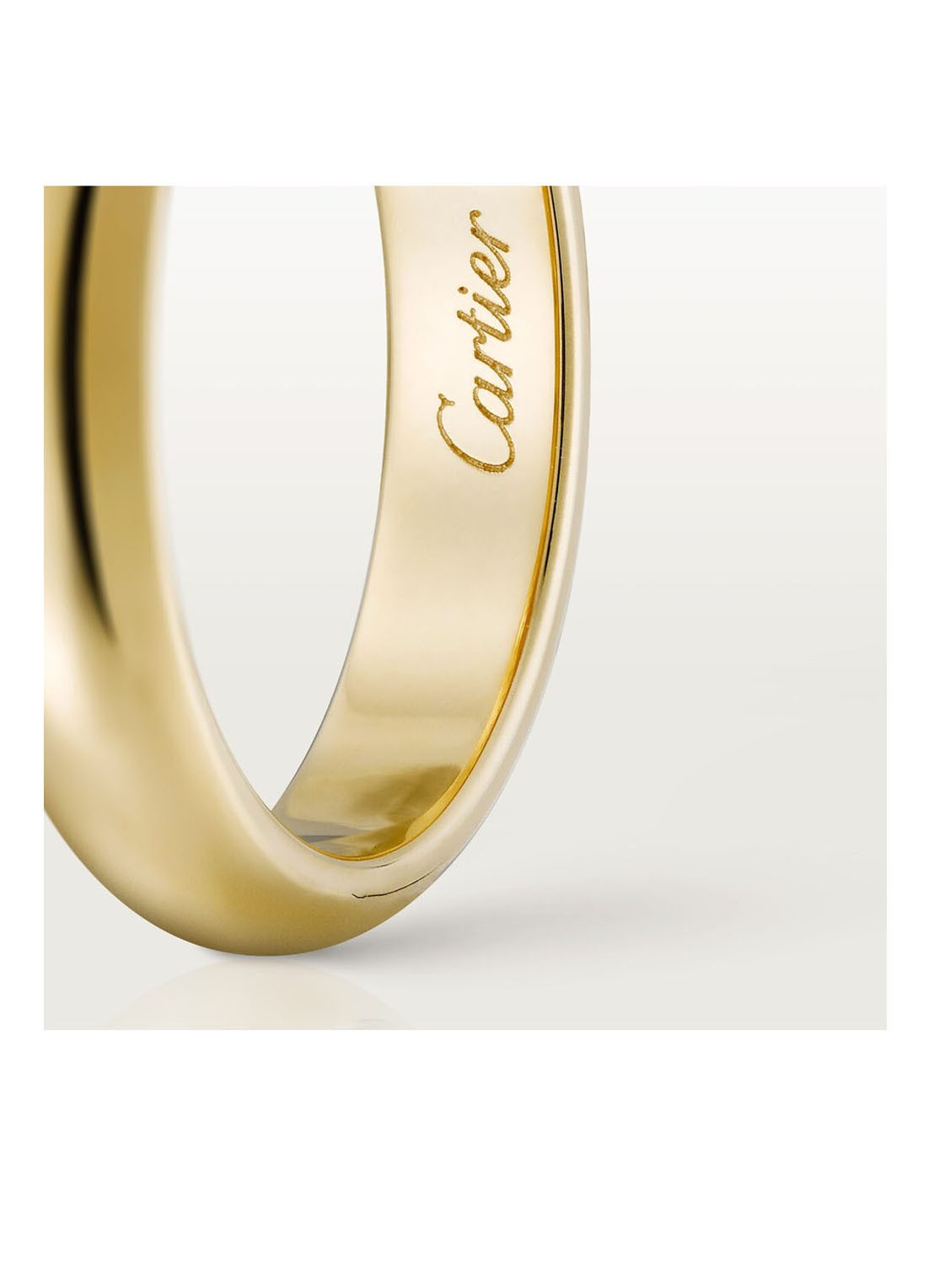 Cartier 1895 Wedding band ring van geelgoud CRB40312 - detail 4 geelgoud