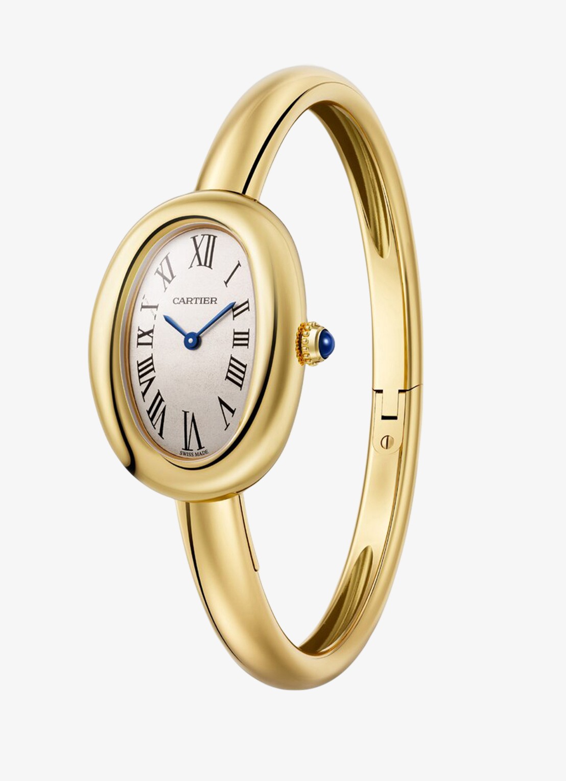 Cartier Baignoire small horloge van 18 karaat geelgoud, maat 16 CRWGBA0025 - voorkant 2 geelgoud