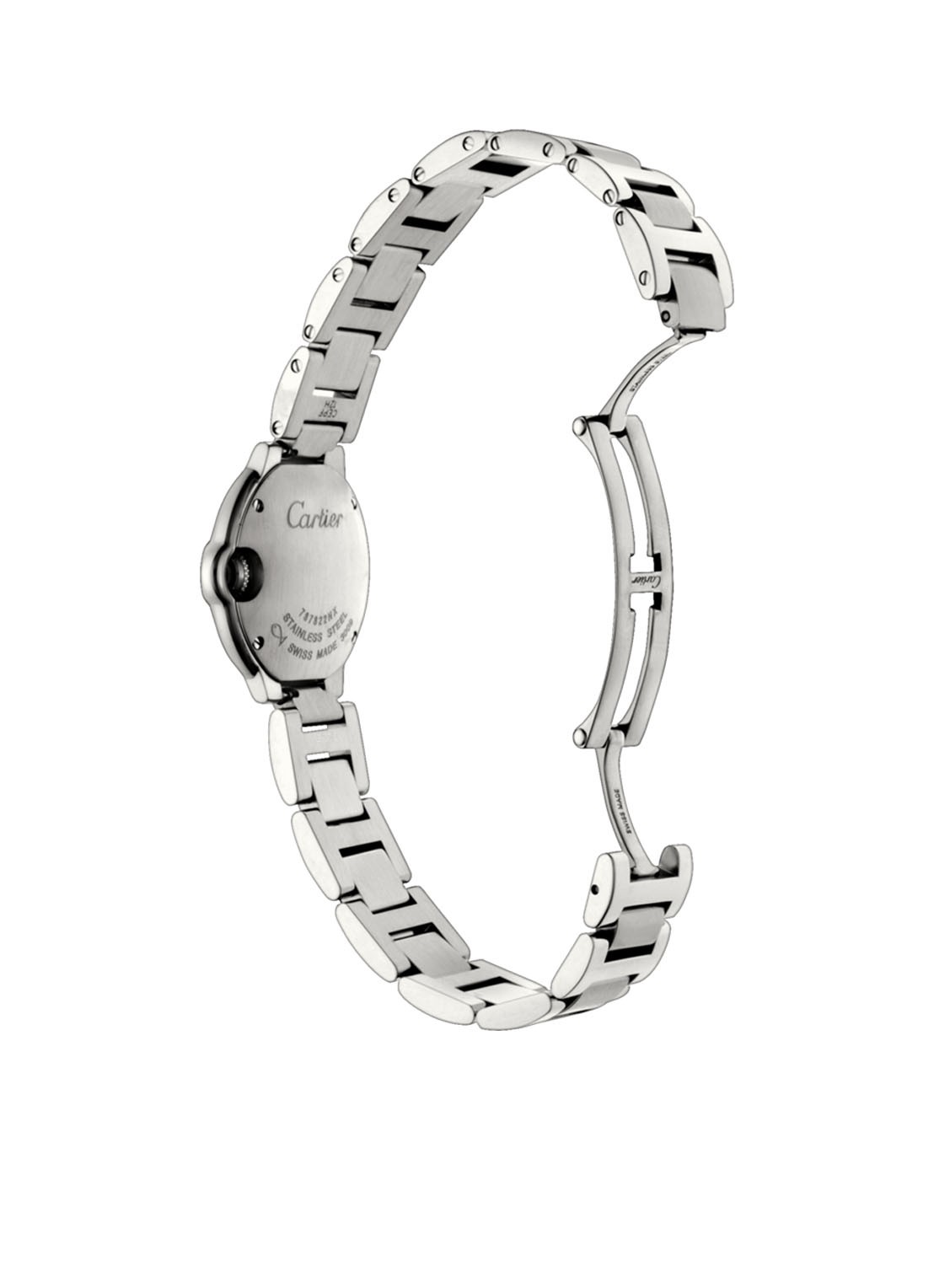 Cartier Ballon Bleu de Cartier 28 mm horloge van staal W69010Z4 - detail 2 zilver