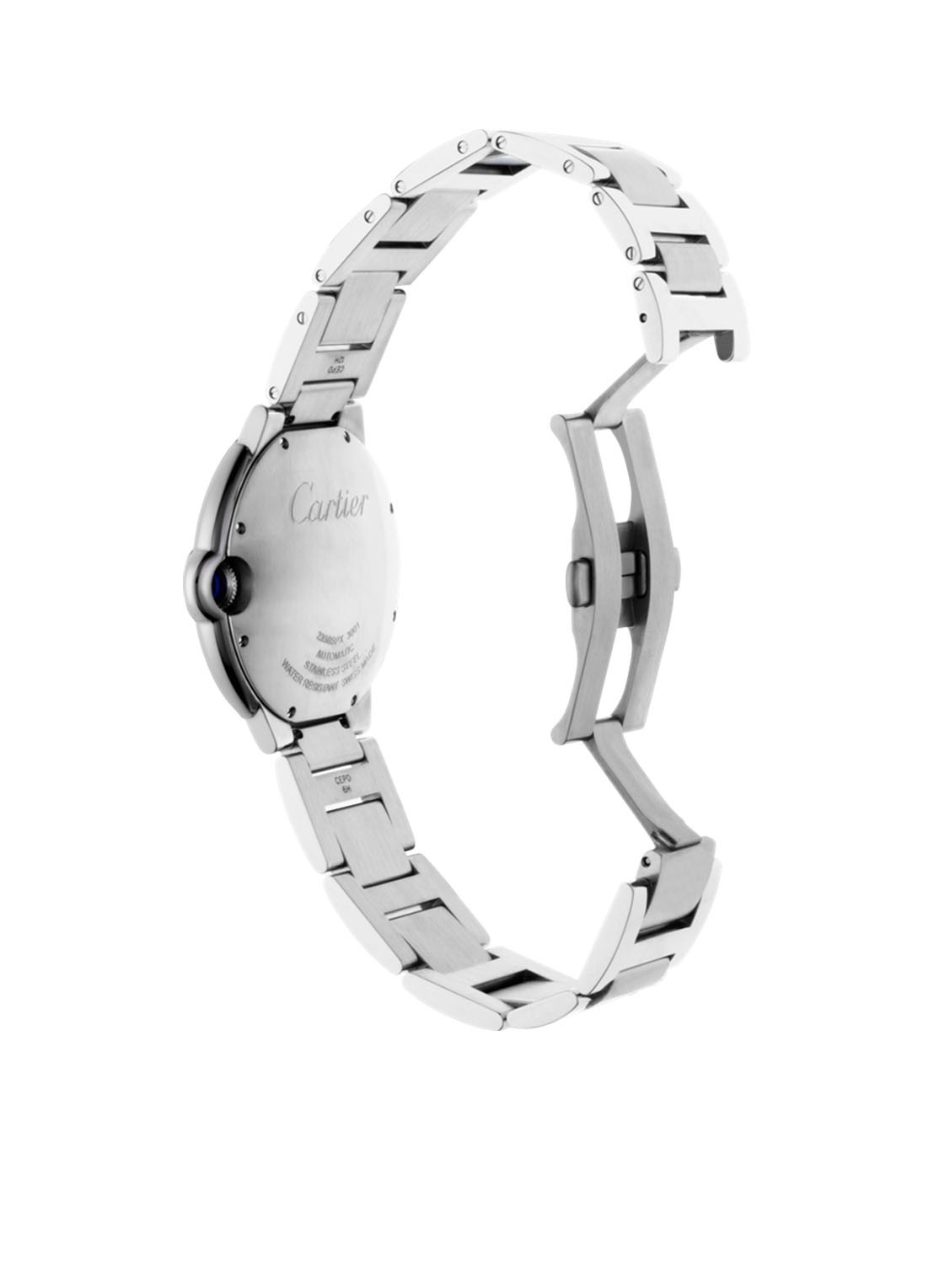 Cartier Ballon Bleu de Cartier 42 mm horloge van staal W69012Z4 - detail 3 zilver