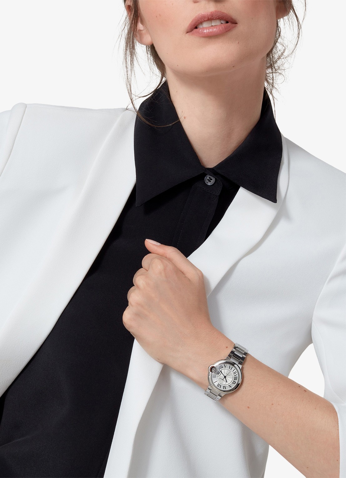 Cartier Ballon Bleu de Cartier horloge CRWSBB0044 - voorkant 6 zilver