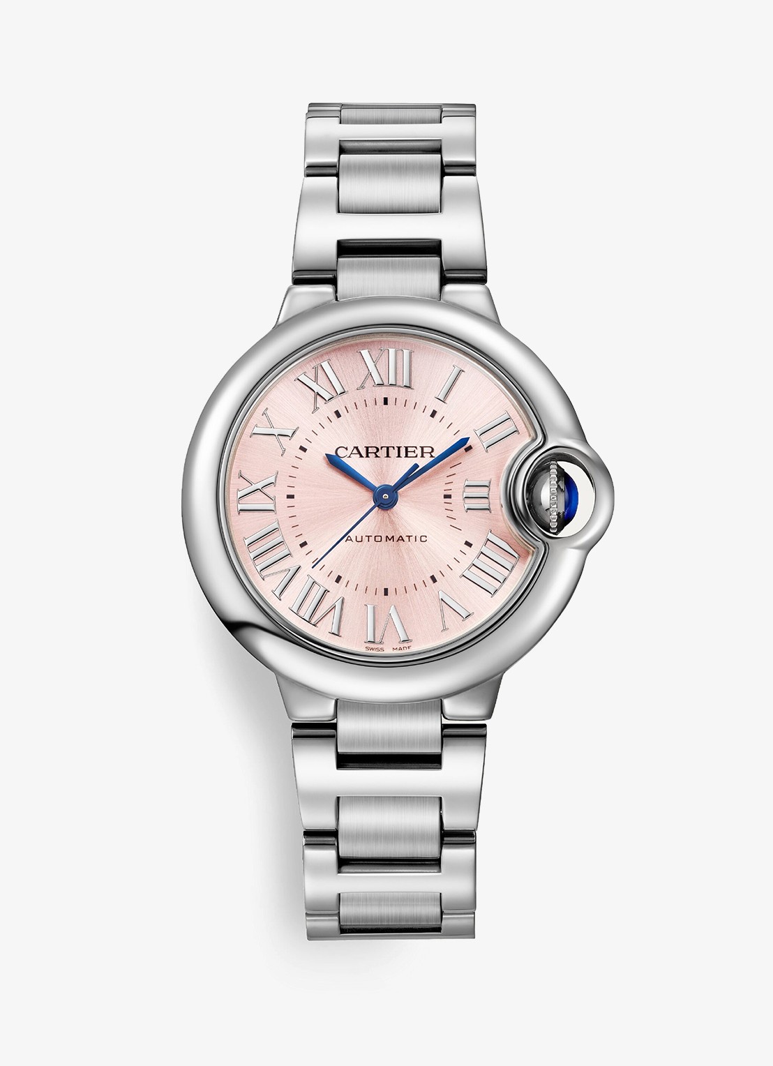 Cartier Ballon Bleu de Cartier horloge CRWSBB0068 - voorkant zilver