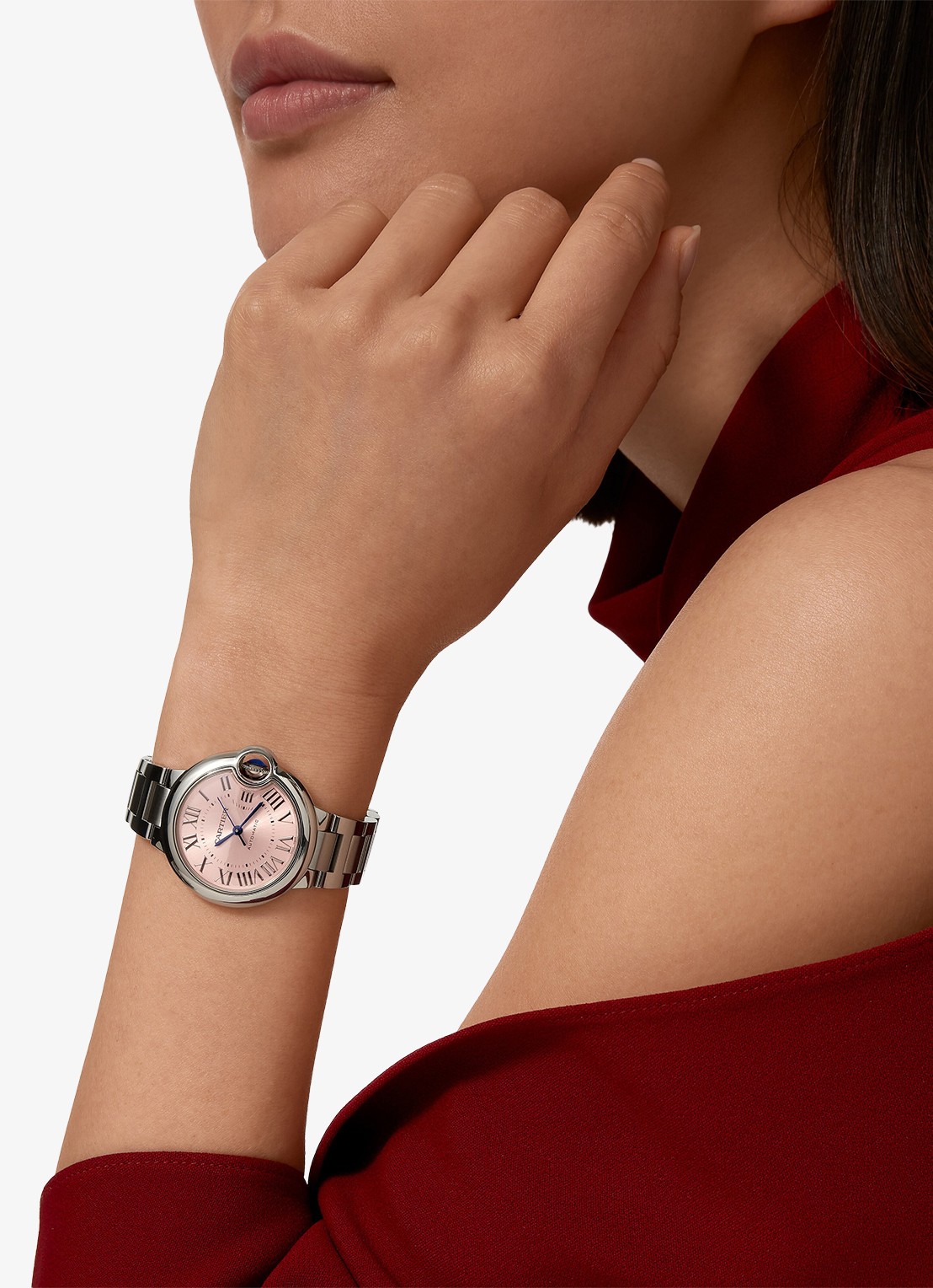 Cartier Ballon Bleu de Cartier horloge CRWSBB0068 - voorkant 2 zilver