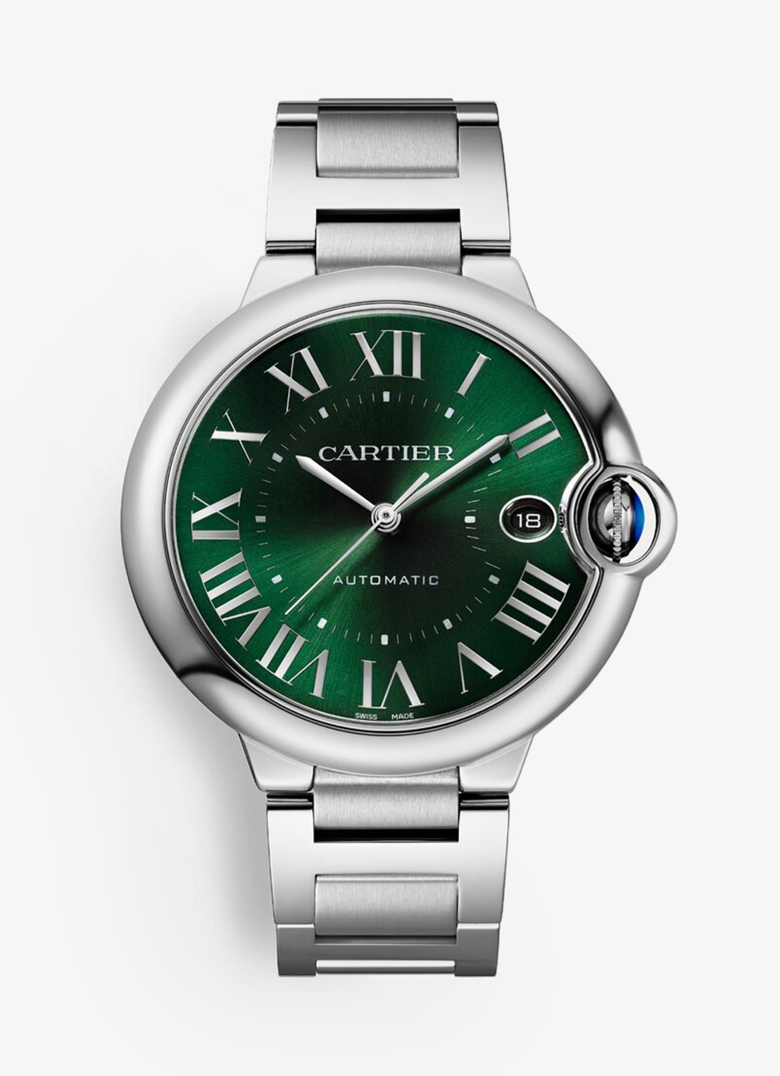 Cartier Ballon Bleu de Cartier horloge CRWSBB0071 - voorkant zilver