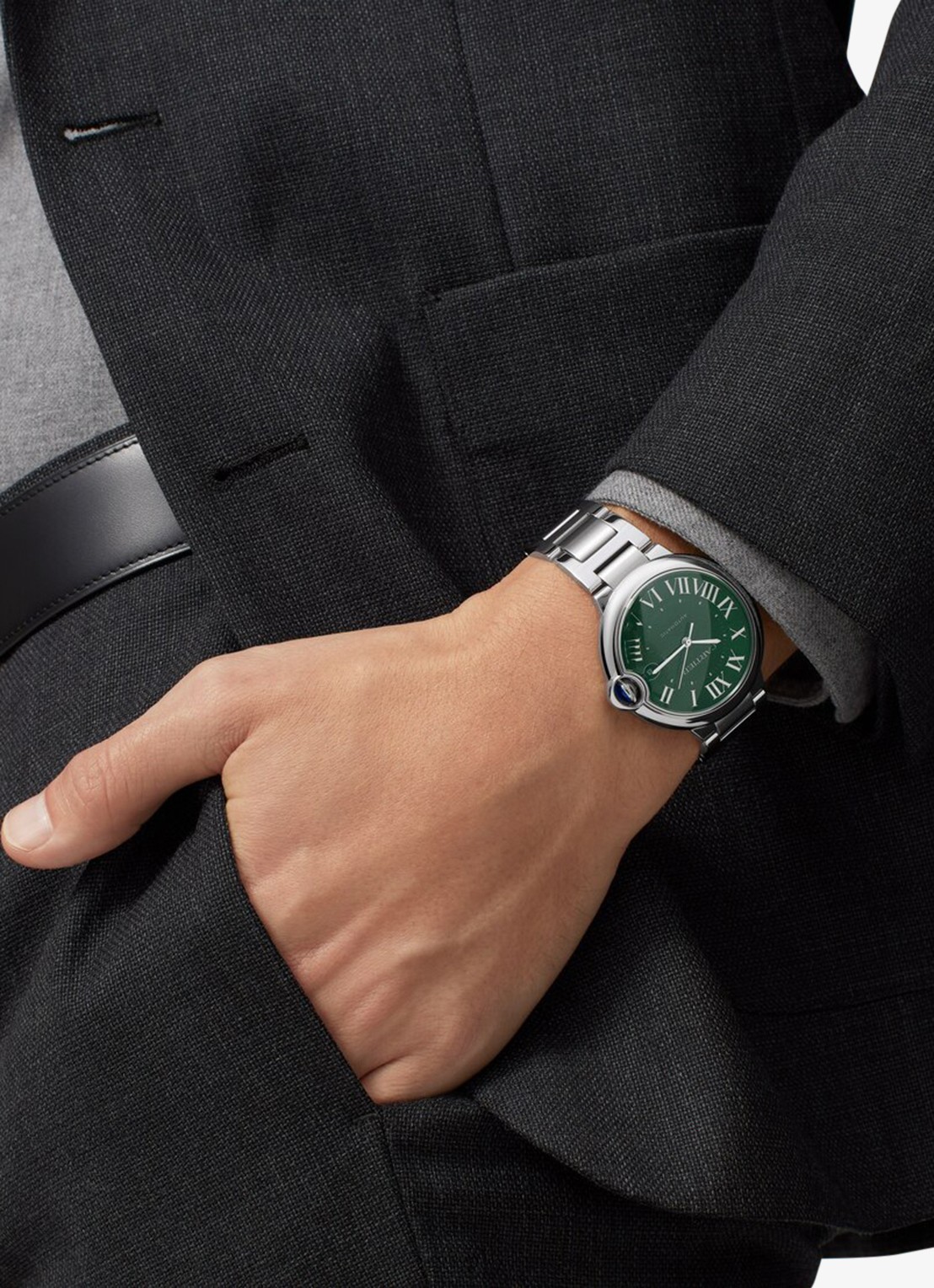 Cartier Ballon Bleu de Cartier horloge CRWSBB0071 - voorkant 2 zilver