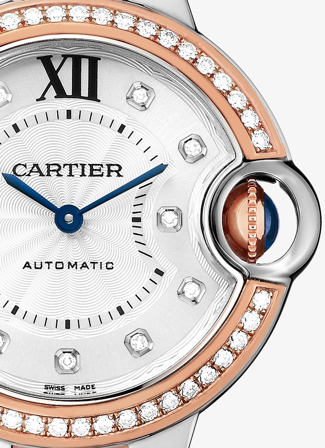 Cartier Ballon Bleu de Cartier watch - detail roségoud