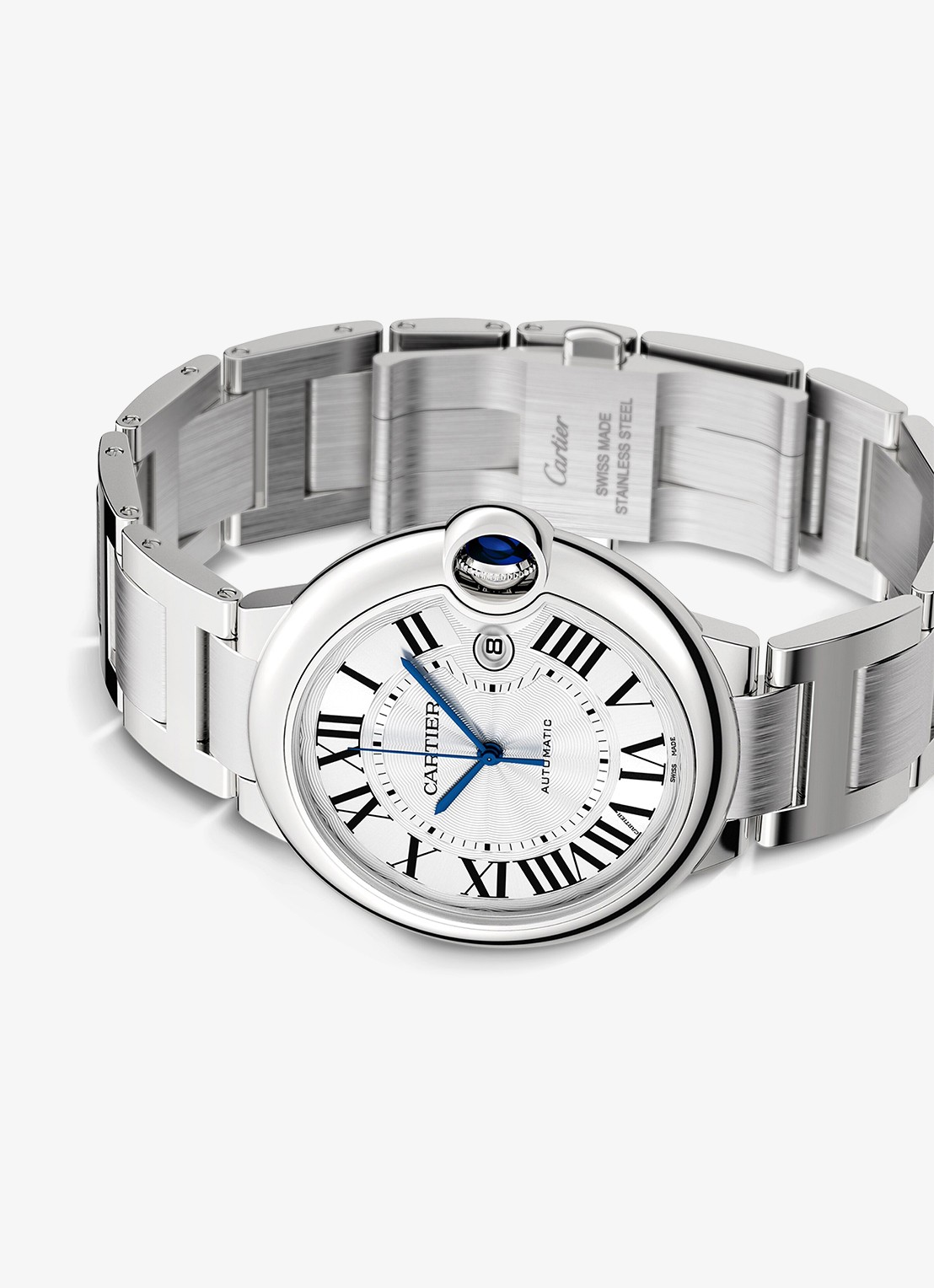 Cartier Ballon Bleu de Cartier watch - detail 4 zilver