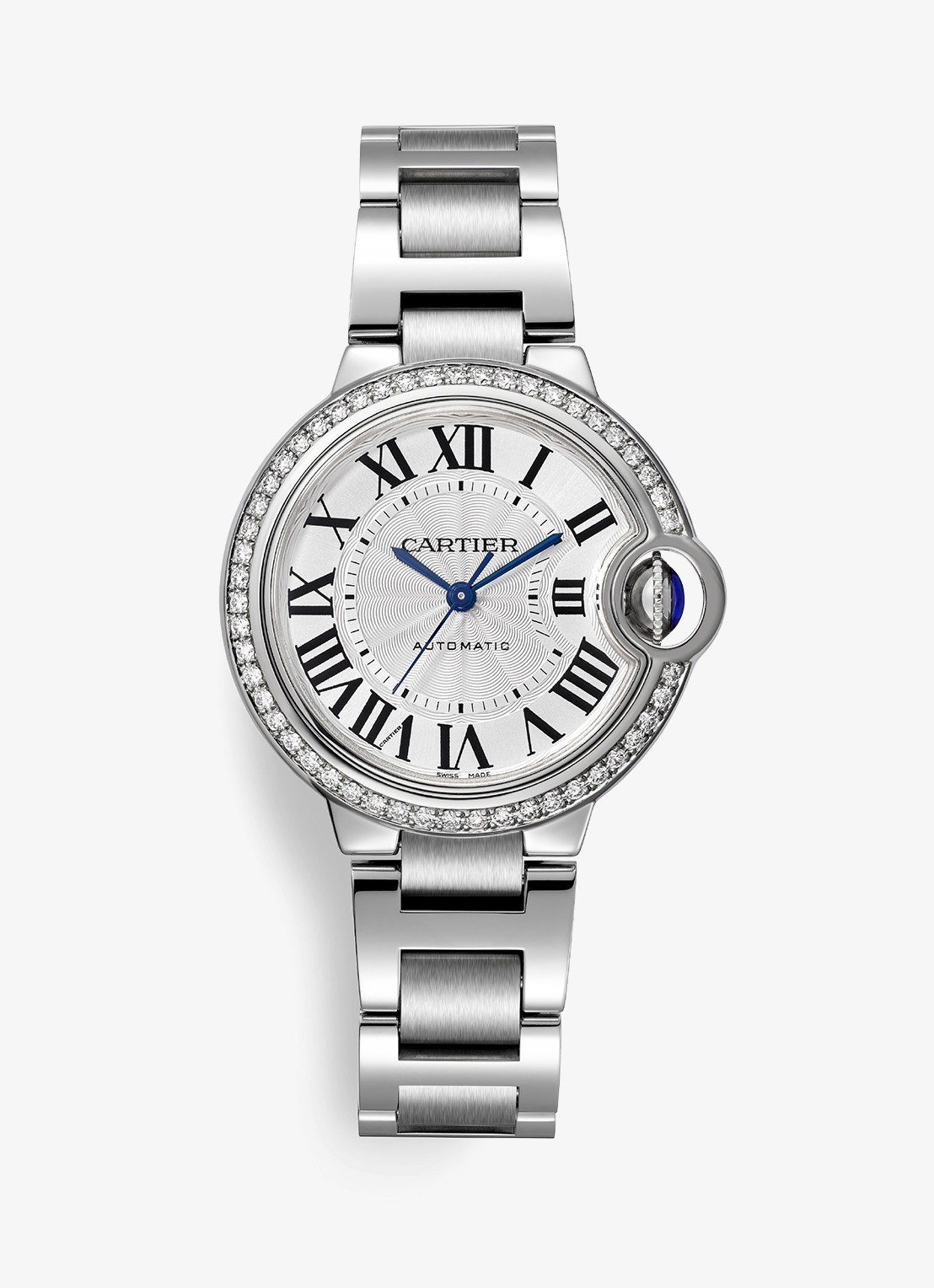 Cartier Ballon Bleu de Cartier watch - voorkant 6 zilver