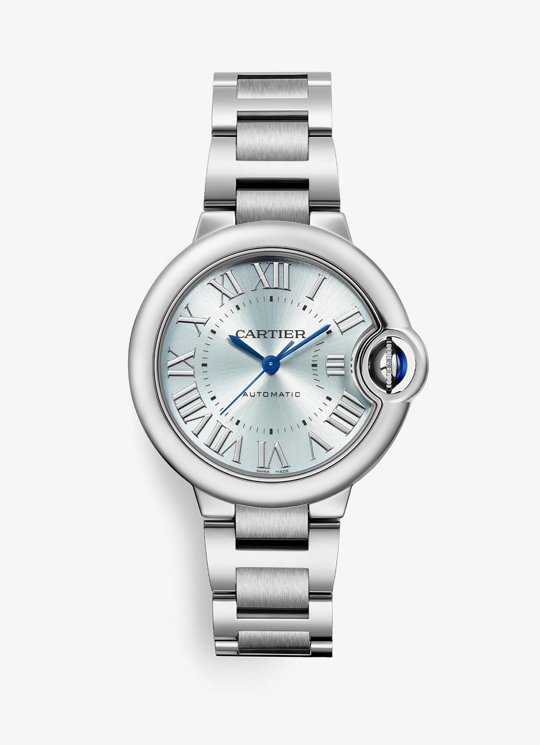 Cartier Ballon Bleu de Cartier watch - voorkant zilver
