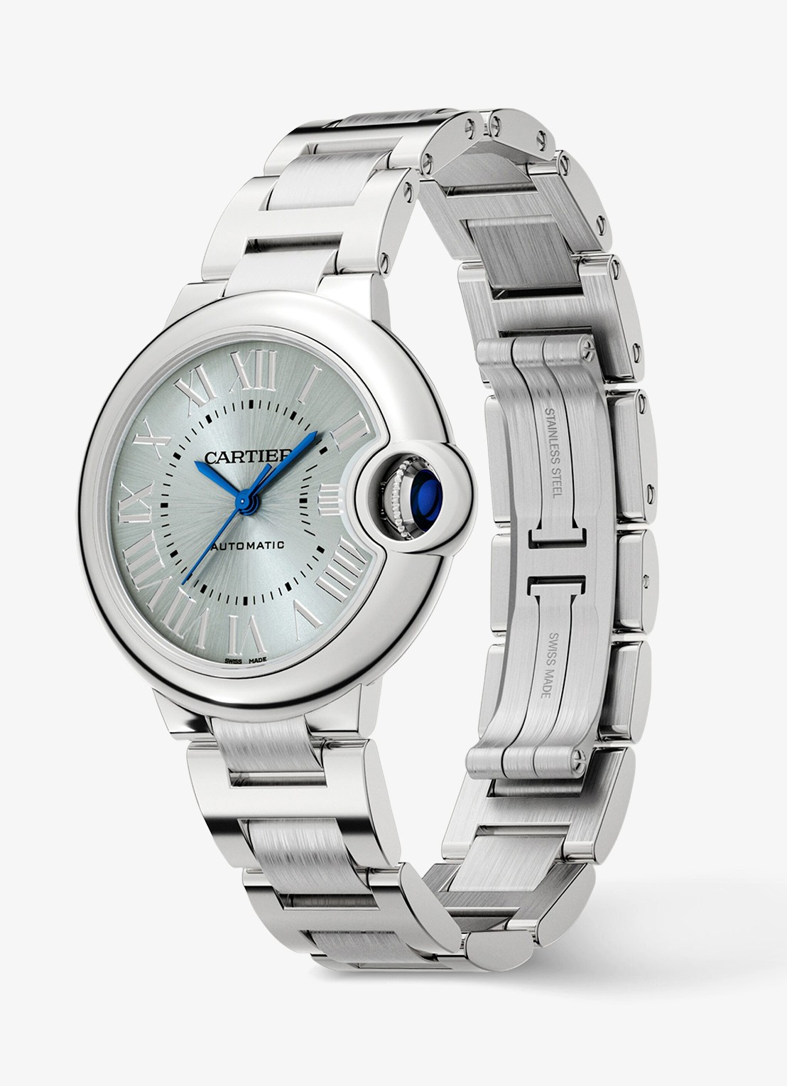 Cartier Ballon Bleu de Cartier watch - voorkant 2 zilver