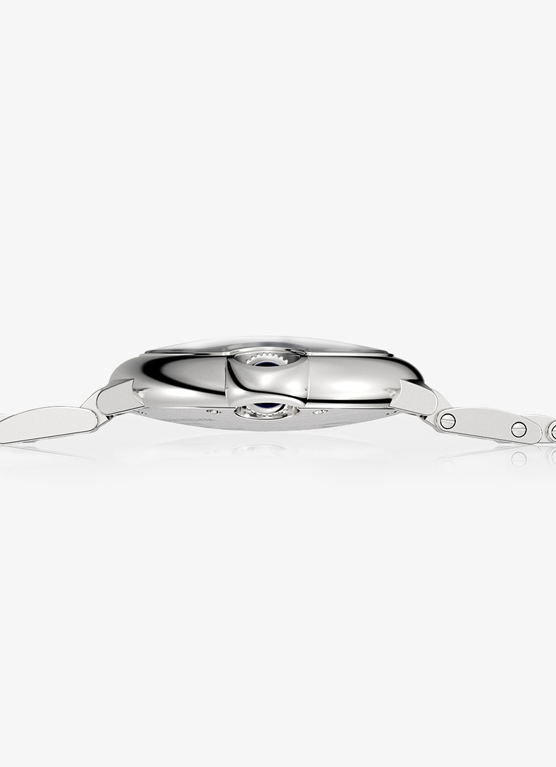 Cartier Ballon Bleu de Cartier watch - detail zilver