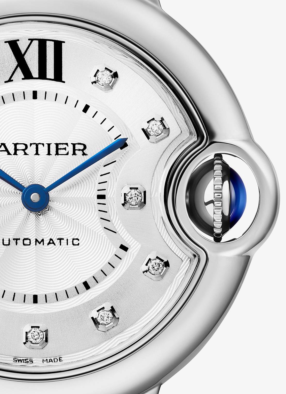Cartier Ballon Bleu de Cartier watch - detail 2 zilver