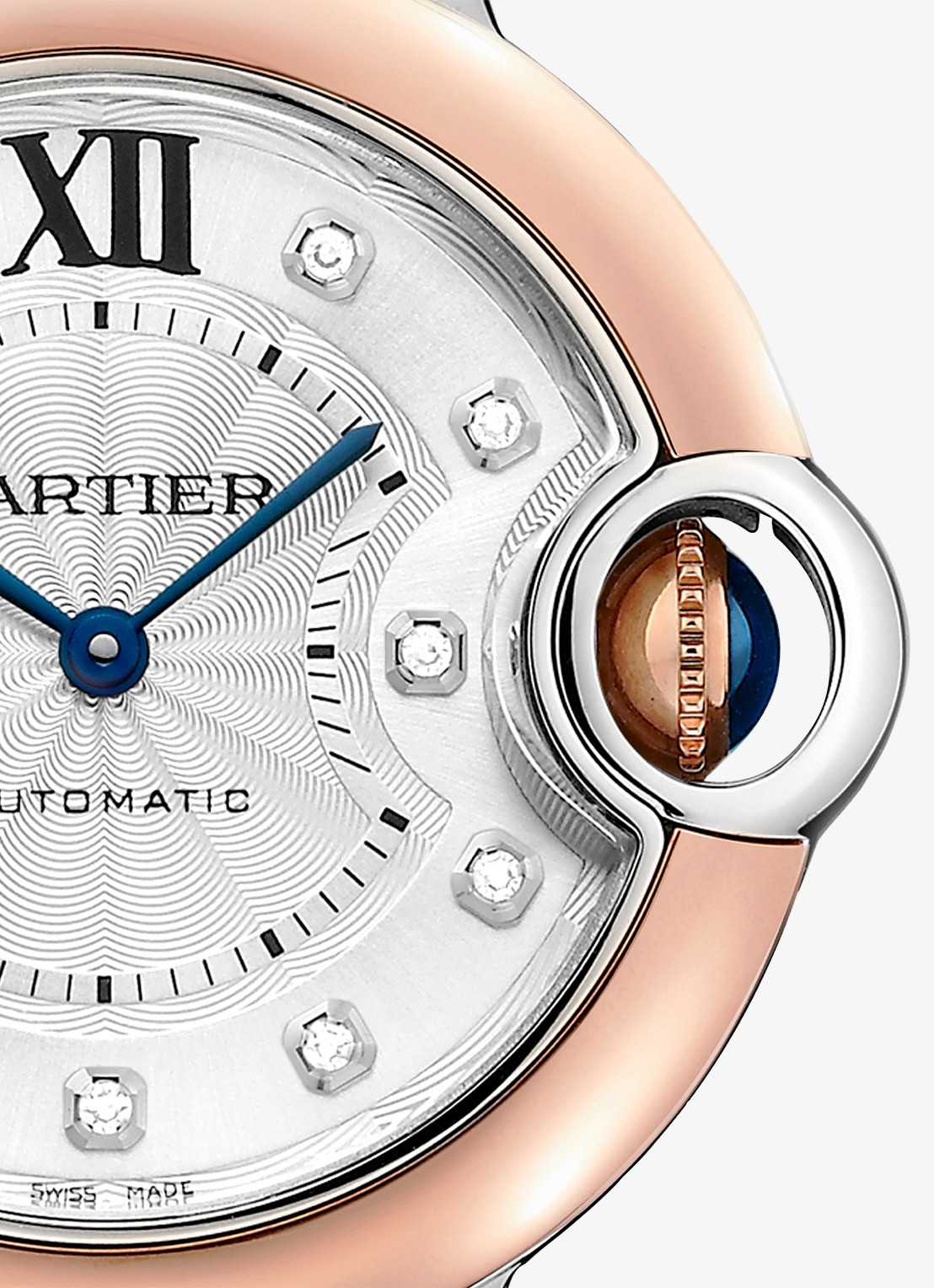 Cartier Ballon Bleu de Cartier watch - achterkant 6 roségoud