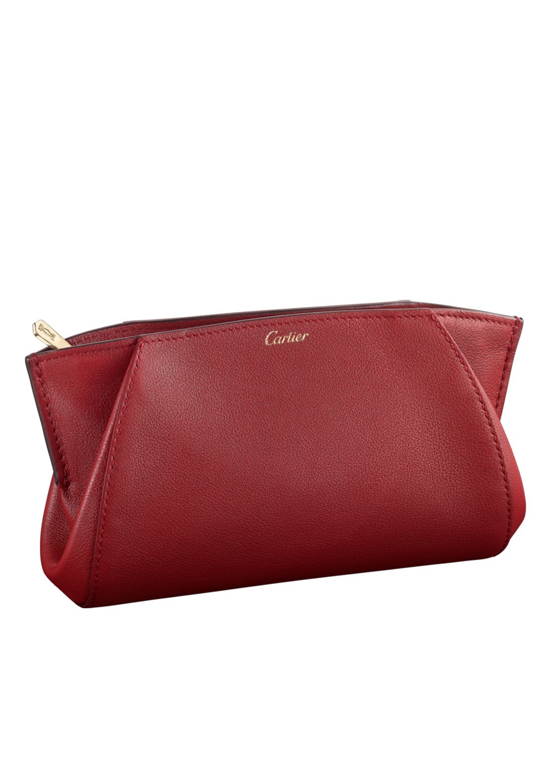 Cartier C de Cartier clutch van leer L3001479 - voorkant 3 donkerrood